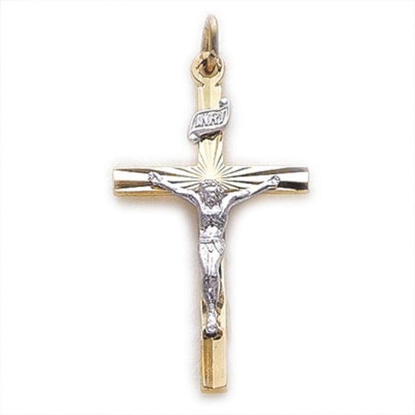 Risen Sun Crucifix - Sterling Silver