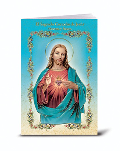 Sacred Heart of Jesus Spanish Novena Prayer Pamphlet - 10 Per Pack - Full Color