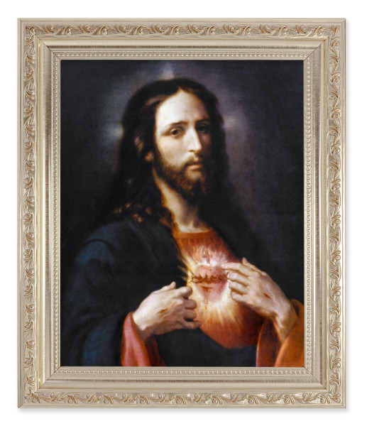 Sacred Heart of Jesus Wingate 8x10 Framed Print Under Glass - #164 Frame