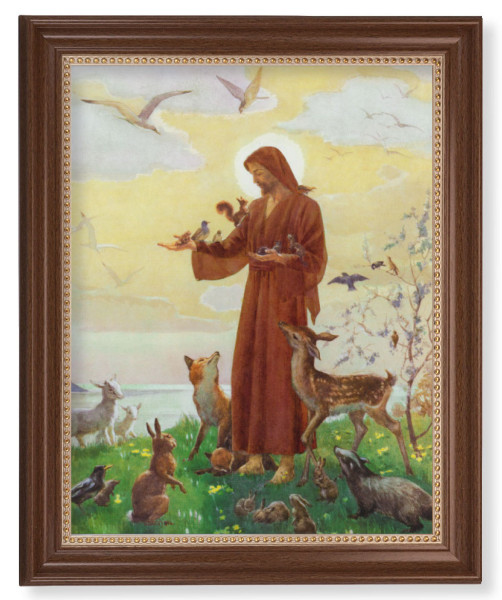 Saint Francis 11x14 Framed Print Artboard - #127 Frame