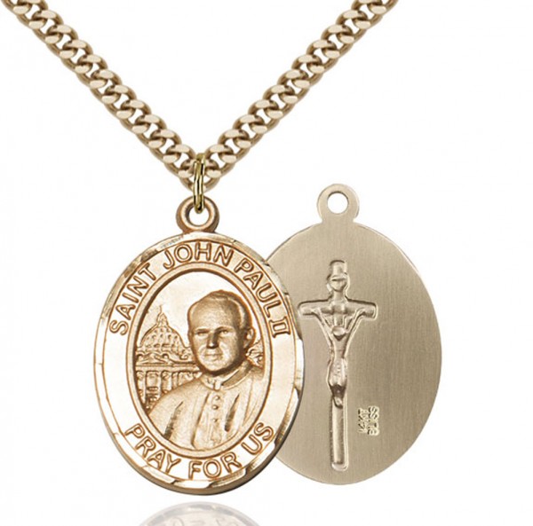 Saint John Paul II Medal - 14KT Gold Filled