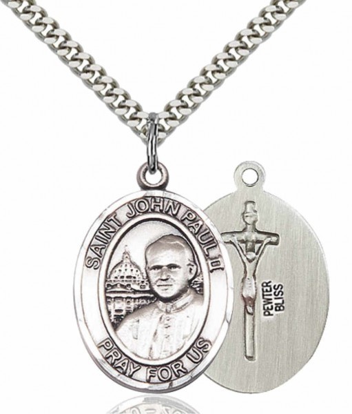 Saint John Paul II Medal - Pewter