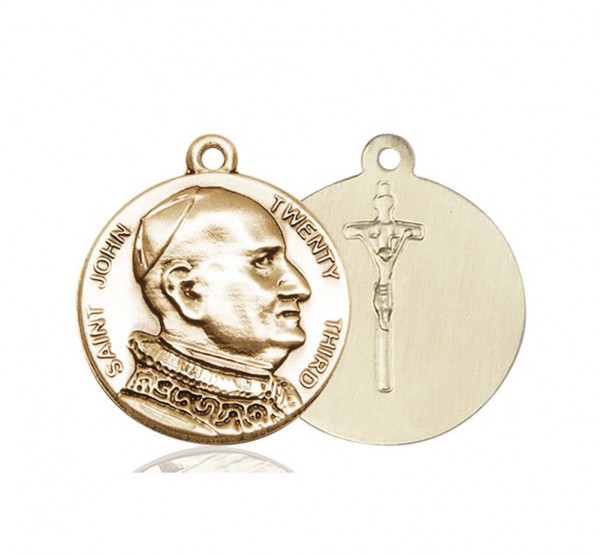 Saint John XXIII Medal - 14K Solid Gold