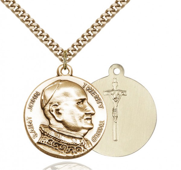 Saint John XXIII Medal - 14KT Gold Filled