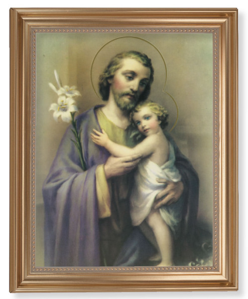 Saint Joseph 11x14 Framed Print Artboard - #129 Frame