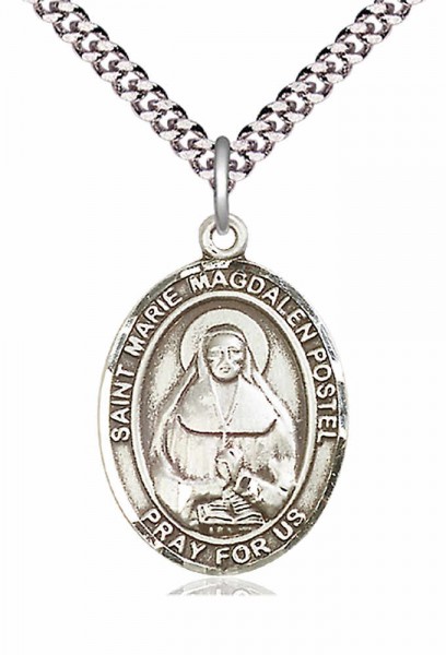 Saint Marie Magdalen Postel Medal - Pewter