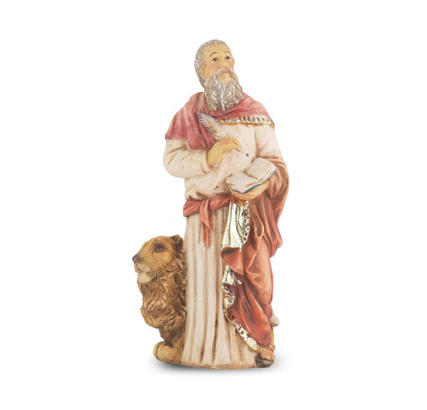 Saint Mark the Evangelist 4 inch Resin Statue - Multi-Color