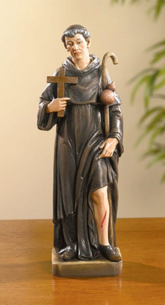 Saint Peregrine 8 Inch High Statue - Full Color