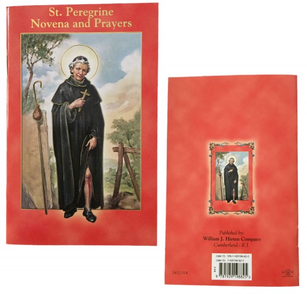 Saint Peregrine Novena Pamphlet - 10 per pack - Red