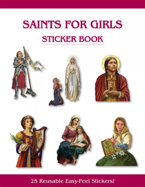 Saints for Girls Sticker Book - Full Color