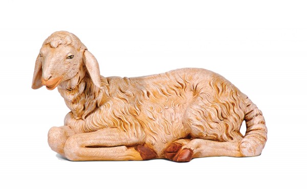 Sitting Sheep Figure for 27 inch Nativity Set - Multi-Color