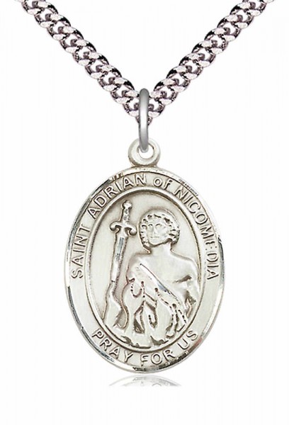 St. Adrian of Nicomedia Medal - Pewter