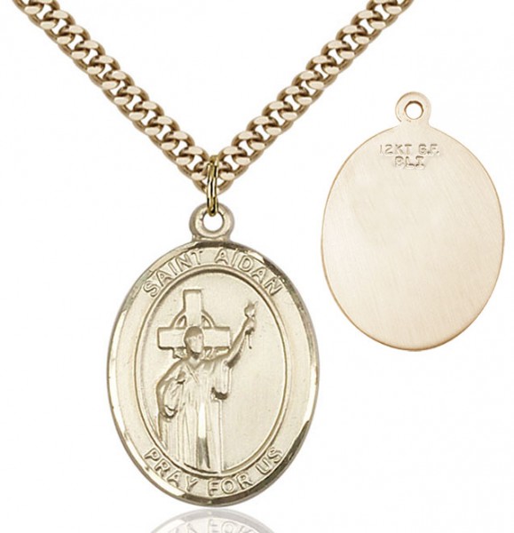 St. Aidan Medal - 14KT Gold Filled