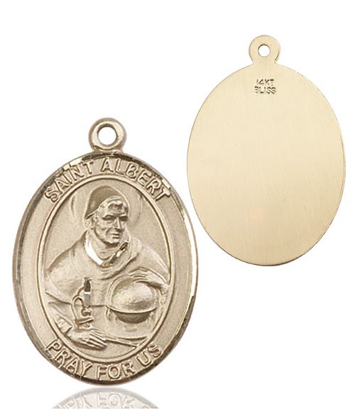 St. Albert the Great Medal - 14K Solid Gold