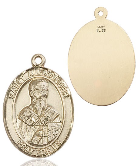 St. Alexander Sauli Medal - 14K Solid Gold