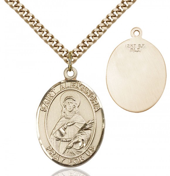 St. Alexandra Medal - 14KT Gold Filled