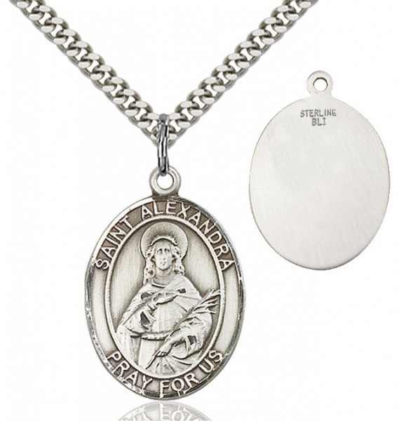 St. Alexandra Medal - Sterling Silver