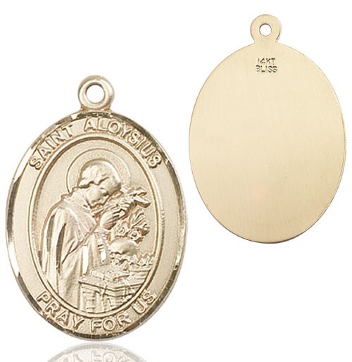 St. Aloysius Gonzaga Medal - 14K Solid Gold