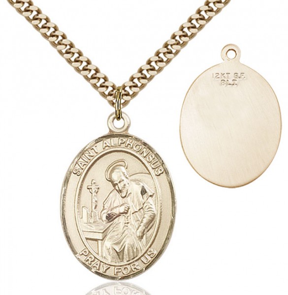St. Alphonsus Medal - 14KT Gold Filled