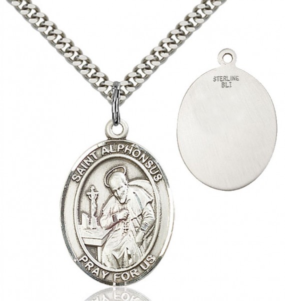 St. Alphonsus Medal - Sterling Silver