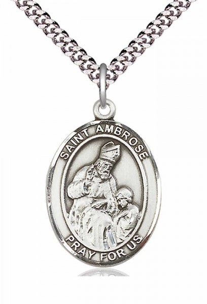 St. Ambrose Medal - Pewter