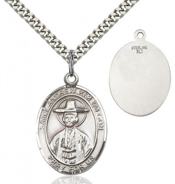 St. Andrew Kim Taegon Medal - Sterling Silver