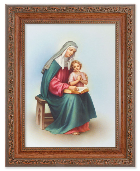 St. Anne and Mary 6x8 Print Under Glass - #161 Frame