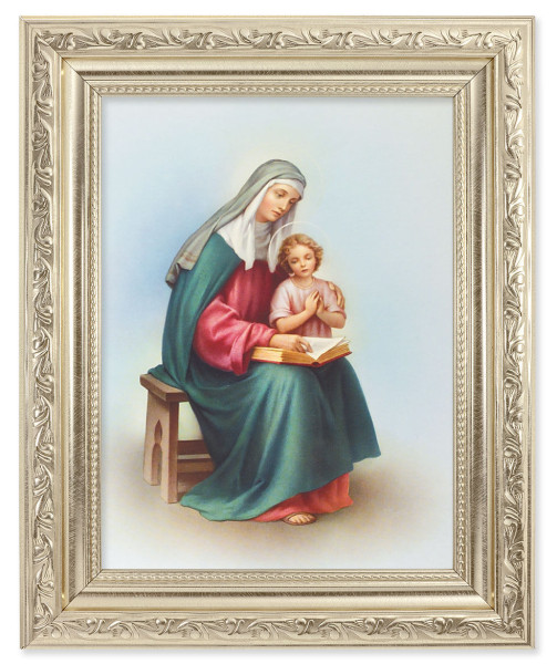 St. Anne and Mary 6x8 Print Under Glass - #163 Frame