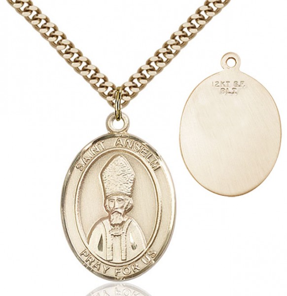 St. Anselm of Canterbury Medal - 14KT Gold Filled