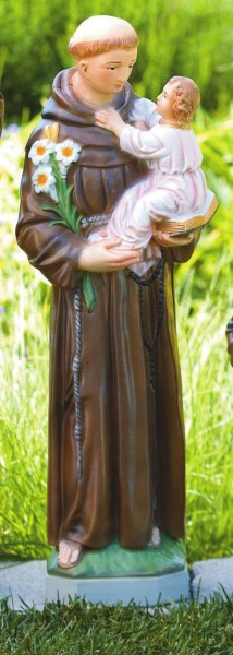 St. Anthony Statue 26 Inches - Detailed Color Finish