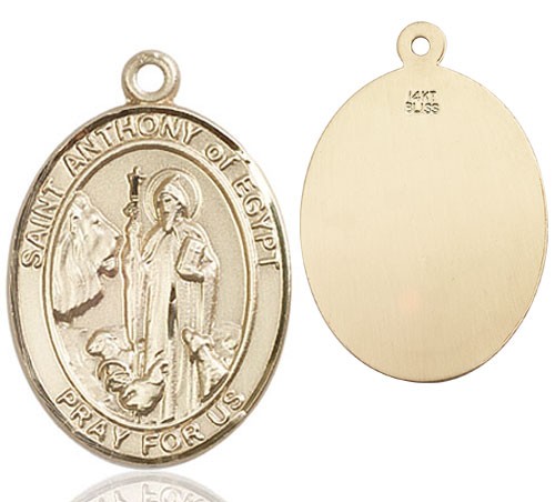 St. Anthony of Egypt Medal - 14K Solid Gold