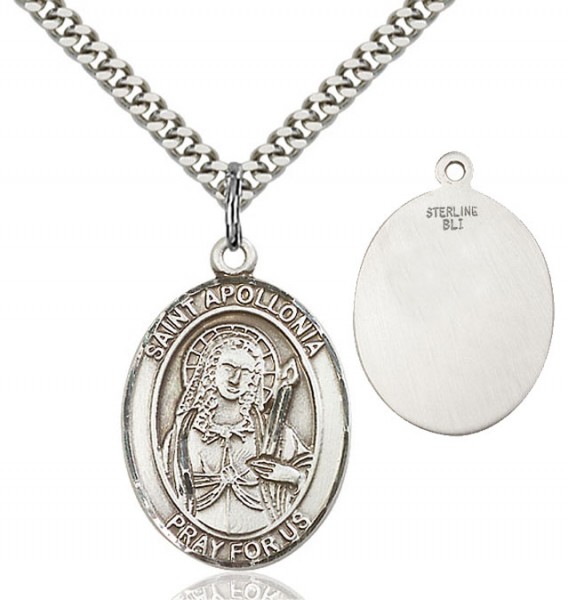 St. Apollonia Medal - Sterling Silver