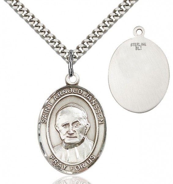 St. Arnold Janssen Medal - Sterling Silver