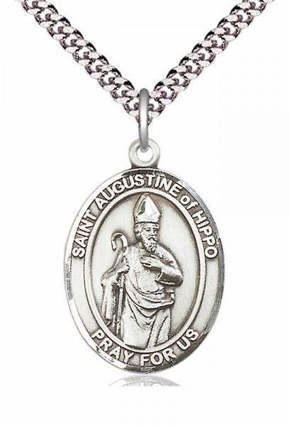 St. Augustine of Hippo Medal - Pewter