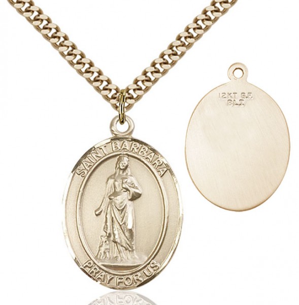 St. Barbara Medal - 14KT Gold Filled