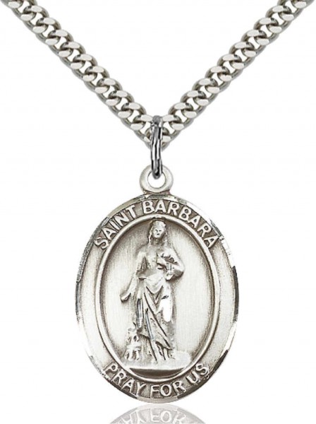 St. Barbara Medal - Pewter