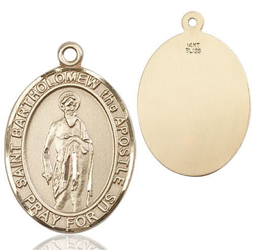 St. Bartholomew Medal - 14K Solid Gold