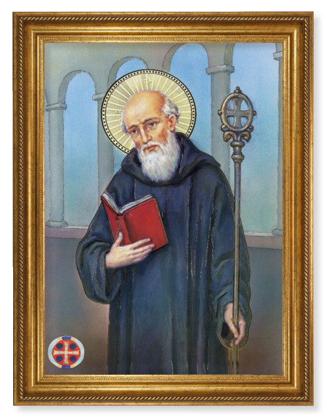 St. Benedict 19x27 Framed Print Artboard - #170 Frame