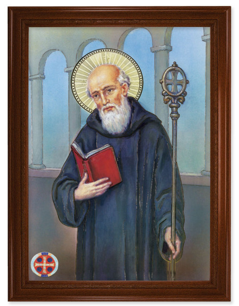 St. Benedict 19x27 Framed Print Artboard - #172 Frame