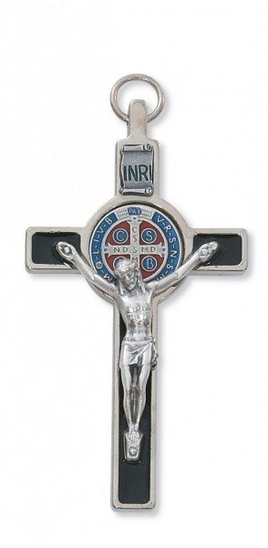 St. Benedict Crucifix, 3 inches - Black