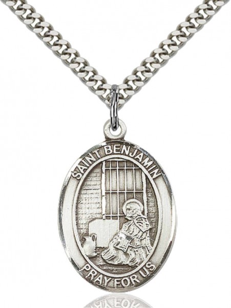 St. Benjamin Medal - Pewter