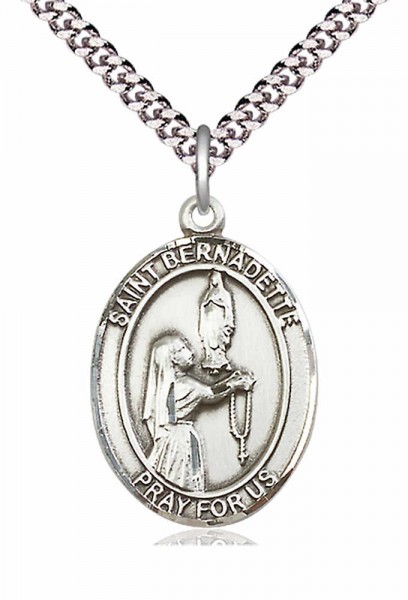 St. Bernadette Medal - Pewter