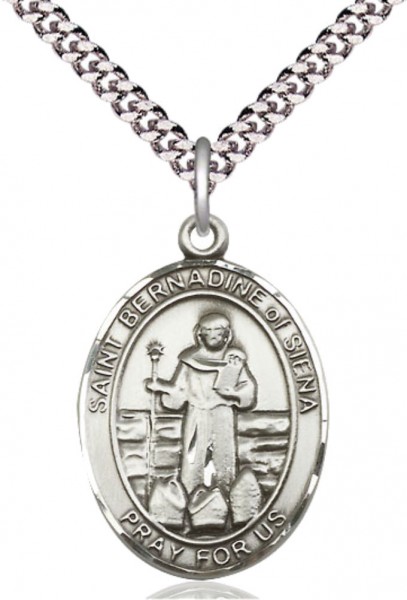 St. Bernadine of Sienna Medal - Pewter