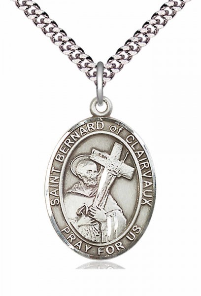 St. Bernard of Clairvaux Medal - Pewter