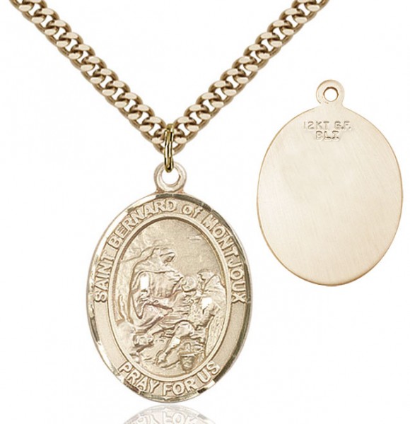 St. Bernard of Montjoux Medal - 14KT Gold Filled
