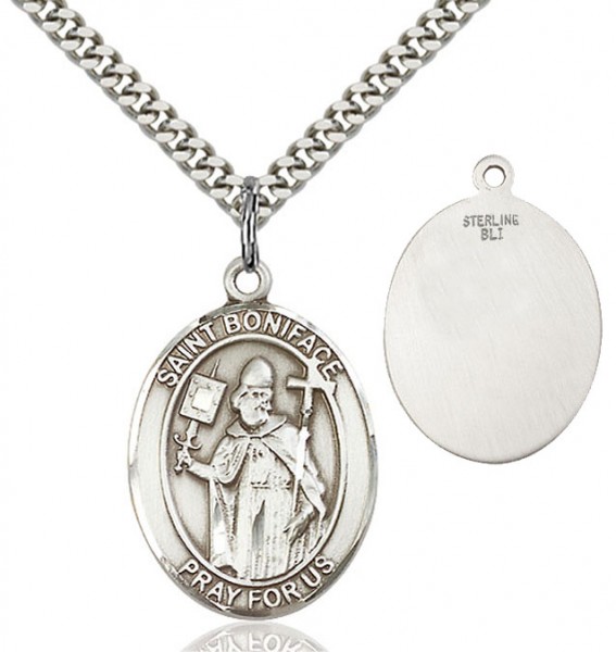 St. Boniface Medal - Sterling Silver