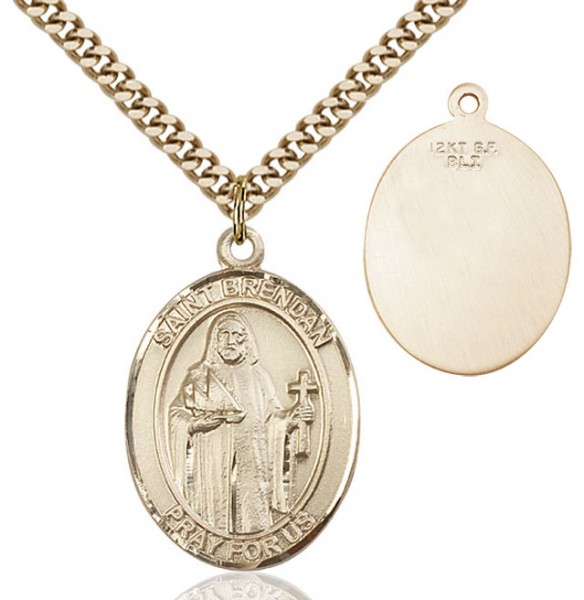St. Brendan the Navigator Medal - 14KT Gold Filled