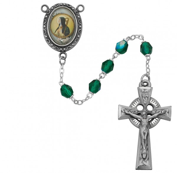 St. Brigid Rosary - Green