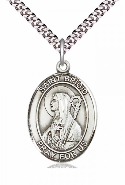 St. Brigid of Ireland Medal - Pewter
