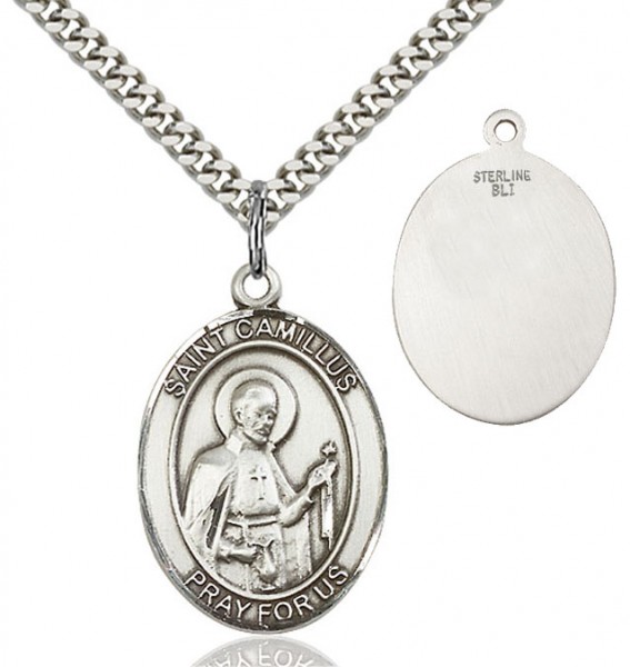 St. Camillus of Lellis Medal - Sterling Silver